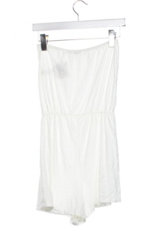 Kurzer Damenoverall Boohoo, Größe XS, Farbe Weiß, Preis € 16,99