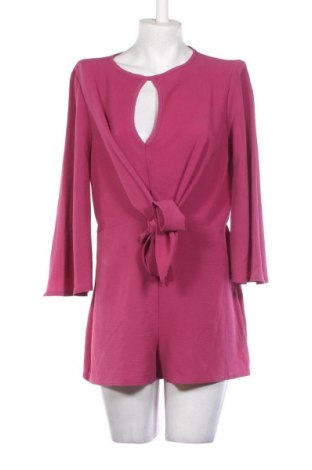 Kurzer Damenoverall Boohoo, Größe L, Farbe Rosa, Preis 20,03 €
