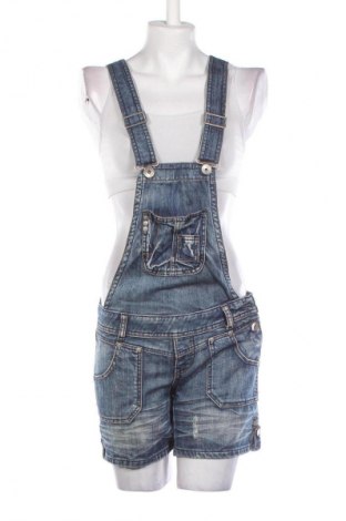 Kurzer Damenoverall Fishbone, Größe S, Farbe Blau, Preis € 19,95