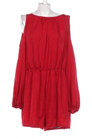 Kurzer Damenoverall SHEIN, Größe XXL, Farbe Rot, Preis 16,99 €