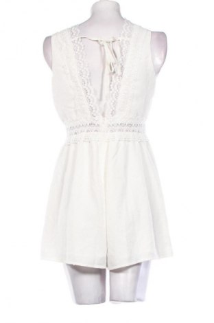 Kurzer Damenoverall SHEIN, Größe M, Farbe Weiß, Preis 20,99 €