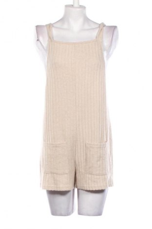 Salopetă scurtă de damă Unbranded, Mărime M, Culoare Bej, Preț 69,99 Lei
