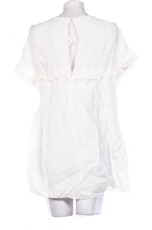 Salopetă scurtă de damă Zara Trafaluc, Mărime S, Culoare Alb, Preț 126,32 Lei