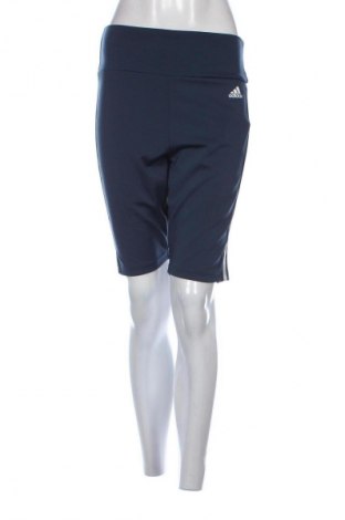 Γυναικείο κοντό παντελόνι Adidas, Μέγεθος L, Χρώμα Μπλέ, Τιμή 17,39 €
