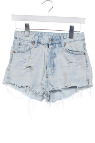 Pantaloni scurți de femei H&M, Mărime XS, Culoare Albastru, Preț 55,26 Lei