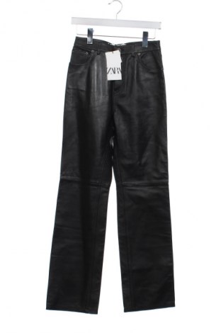 Damen Lederhose Zara, Größe XS, Farbe Schwarz, Preis € 131,45