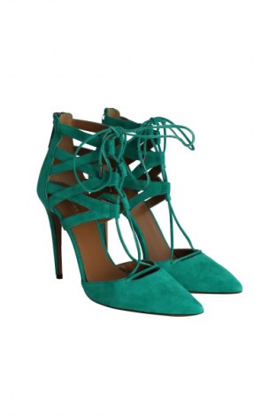 Încălțăminte de damă Aquazzura, Mărime 40, Culoare Verde, Preț 4.939,99 Lei