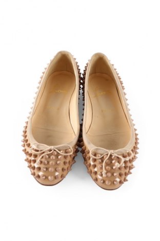 Încălțăminte de damă Christian Louboutin, Mărime 38, Culoare Bej, Preț 5.659,99 Lei