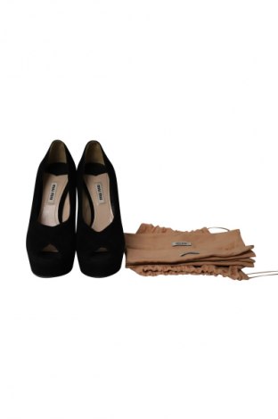 Încălțăminte de damă Miu Miu, Mărime 38, Culoare Negru, Preț 5.079,99 Lei