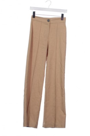 Damenhose Bershka, Größe XS, Farbe Beige, Preis 14,77 €