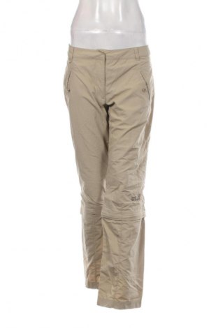 Damenhose Jack Wolfskin, Größe M, Farbe Beige, Preis 37,99 €