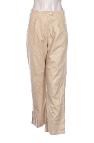 Pantaloni de femei SHEIN, Mărime S, Culoare Bej, Preț 76,00 Lei