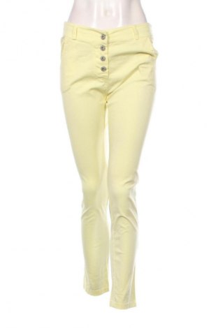 Damskie spodnie Styled In Italy, Rozmiar M, Kolor Żółty, Cena 66,67 zł