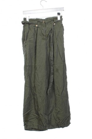 Pantaloni de femei Zara, Mărime XS, Culoare Verde, Preț 71,05 Lei