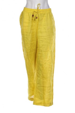 Pantaloni de femei Zara, Mărime L, Culoare Galben, Preț 71,05 Lei