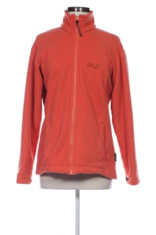 Damen Fleece Jack Wolfskin, Größe M, Farbe Orange, Preis 33,99 €