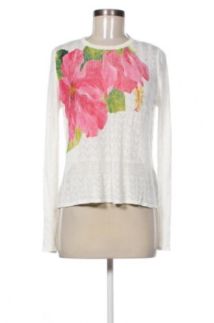 Damenpullover Desigual, Größe L, Farbe Weiß, Preis 31,71 €