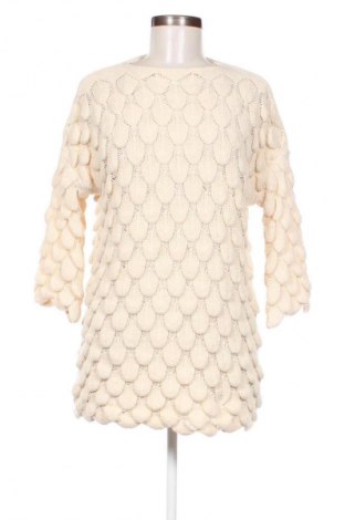 Damski sweter Made In Italy, Rozmiar M, Kolor Beżowy, Cena 66,67 zł