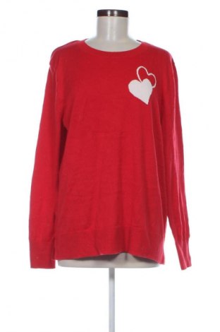 Pulover de femei Time and tru, Mărime XL, Culoare Roșu, Preț 100,99 Lei
