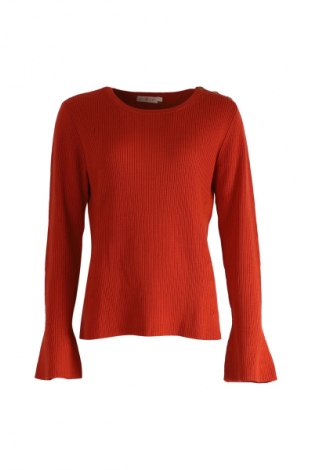 Дамски пуловер Tory Burch, Размер XL, Цвят Оранжев, Цена 854,99 лв.