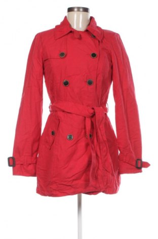 Damen Trenchcoat Bershka, Größe M, Farbe Rot, Preis 74,99 €