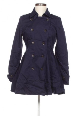 Damen Trench Coat Forever 21, Größe M, Farbe Blau, Preis € 33,99