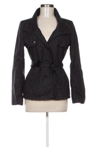 Trench de femei H&M, Mărime S, Culoare Negru, Preț 178,58 Lei