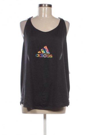 Γυναίκειο αθλητικό τοπ Adidas, Μέγεθος XXL, Χρώμα Μαύρο, Τιμή 21,99 €