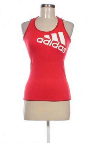 Damen Sporttop Adidas, Größe M, Farbe Rot, Preis 23,99 €
