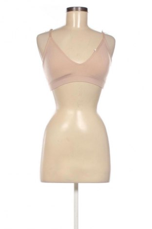 Damski sportowy top H&M, Rozmiar L, Kolor Beżowy, Cena 34,07 zł