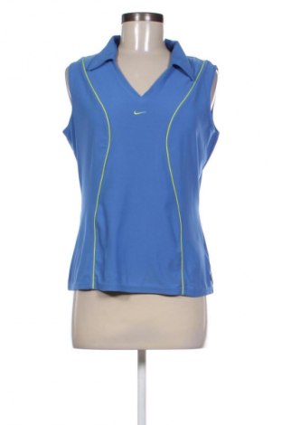 Damen Sporttop Nike, Größe M, Farbe Blau, Preis 11,99 €