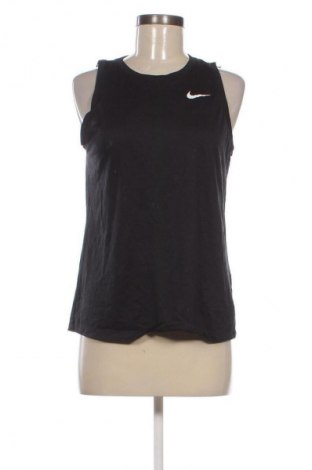 Damen Sporttop Nike, Größe M, Farbe Schwarz, Preis 23,99 €