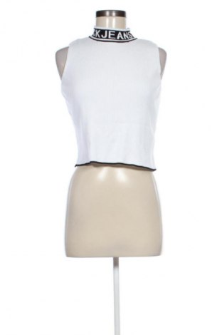 Γυναικείο τοπ Calvin Klein Jeans, Μέγεθος M, Χρώμα Λευκό, Τιμή 30,99 €