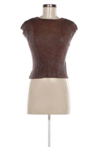 Дамски топ Massimo Dutti, Размер M, Цвят Кафяв, Цена 50,99 лв.