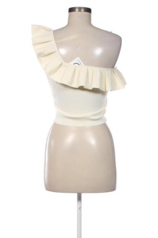 Top de femei Zara, Mărime S, Culoare Ecru, Preț 47,37 Lei