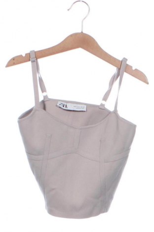 Top de femei Zara, Mărime S, Culoare Gri, Preț 47,37 Lei