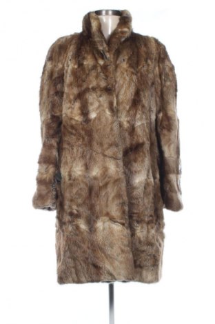 Palton din blană pentru damă Unbranded, Mărime XXL, Culoare Maro, Preț 565,92 Lei