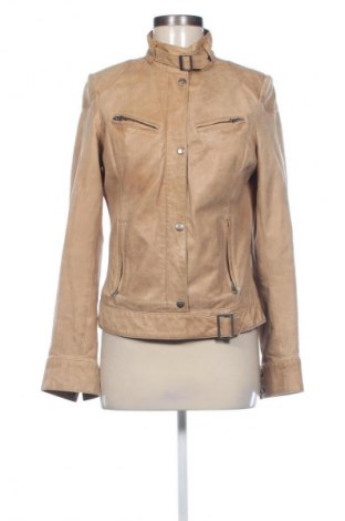 Damen Lederjacke Amisu, Größe M, Farbe Beige, Preis 50,00 €