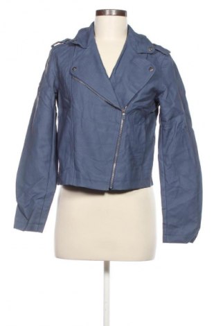 Geacă de piele pentru femei Lauren Conrad, Mărime S, Culoare Albastru, Preț 484,99 Lei