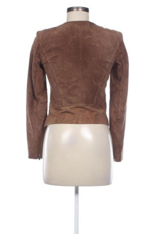Damen Lederjacke Mango, Größe XS, Farbe Braun, Preis 41,98 €