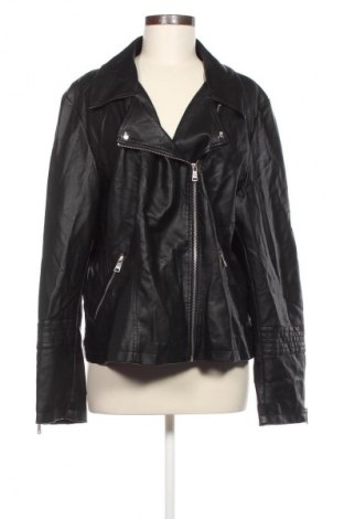 Damen Lederjacke ONLY Carmakoma, Größe XXL, Farbe Schwarz, Preis 28,99 €