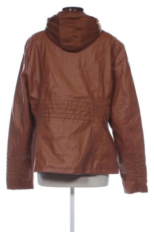 Geacă de piele pentru femei Unbranded, Mărime XXL, Culoare Maro, Preț 200,99 Lei