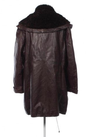 Γυναικείο δερμάτινο μπουφάν Unbranded, Μέγεθος XXL, Χρώμα Καφέ, Τιμή 50,00 €