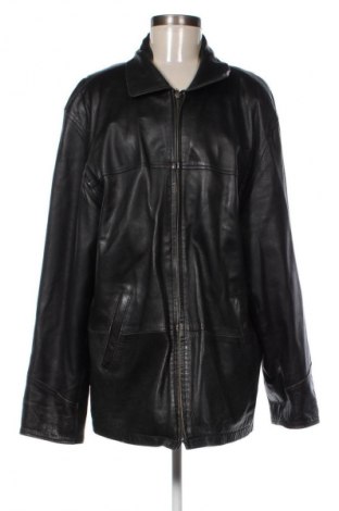Γυναικείο δερμάτινο μπουφάν Unbranded, Μέγεθος XXL, Χρώμα Μαύρο, Τιμή 50,00 €