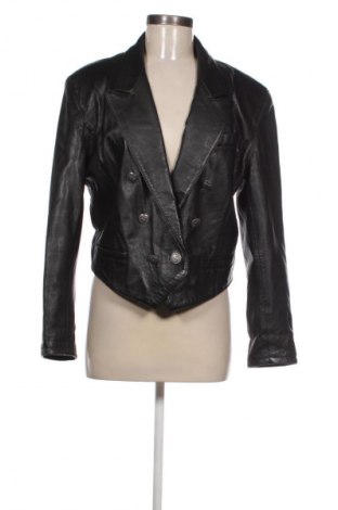 Geacă de piele pentru femei Unbranded, Mărime M, Culoare Negru, Preț 257,24 Lei