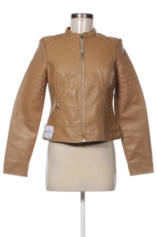 Дамско кожено яке Vero Moda, Размер M, Цвят Кафяв, Цена 110,20 лв.