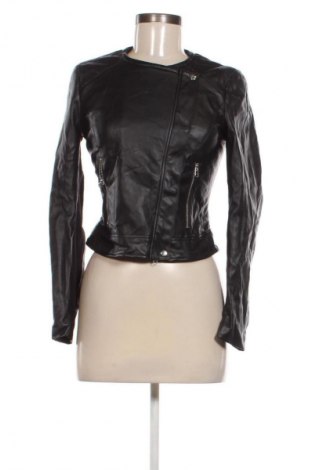 Geacă de piele pentru femei Zara Trafaluc, Mărime S, Culoare Negru, Preț 141,99 Lei