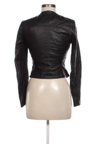 Geacă de piele pentru femei Zara Trafaluc, Mărime S, Culoare Negru, Preț 141,99 Lei