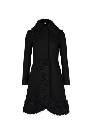 Дамско палто Moschino, Размер M, Цвят Черен, Цена 3 159,99 лв.