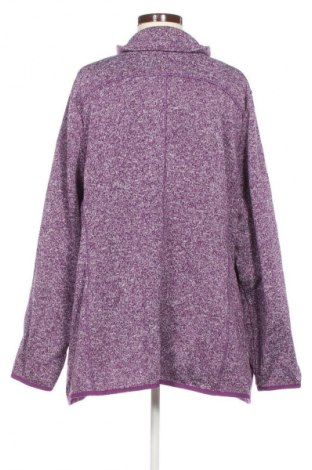 Γυναικείο μπουφάν fleece Ulla Popken, Μέγεθος 3XL, Χρώμα Βιολετί, Τιμή 43,99 €